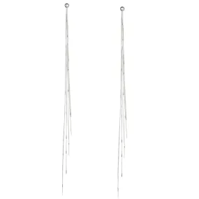 LONG FRINGE EARRINGS