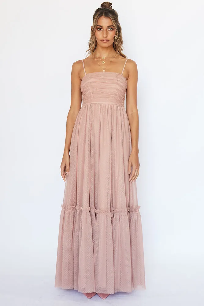 Love Me Do Maxi Dress Blush