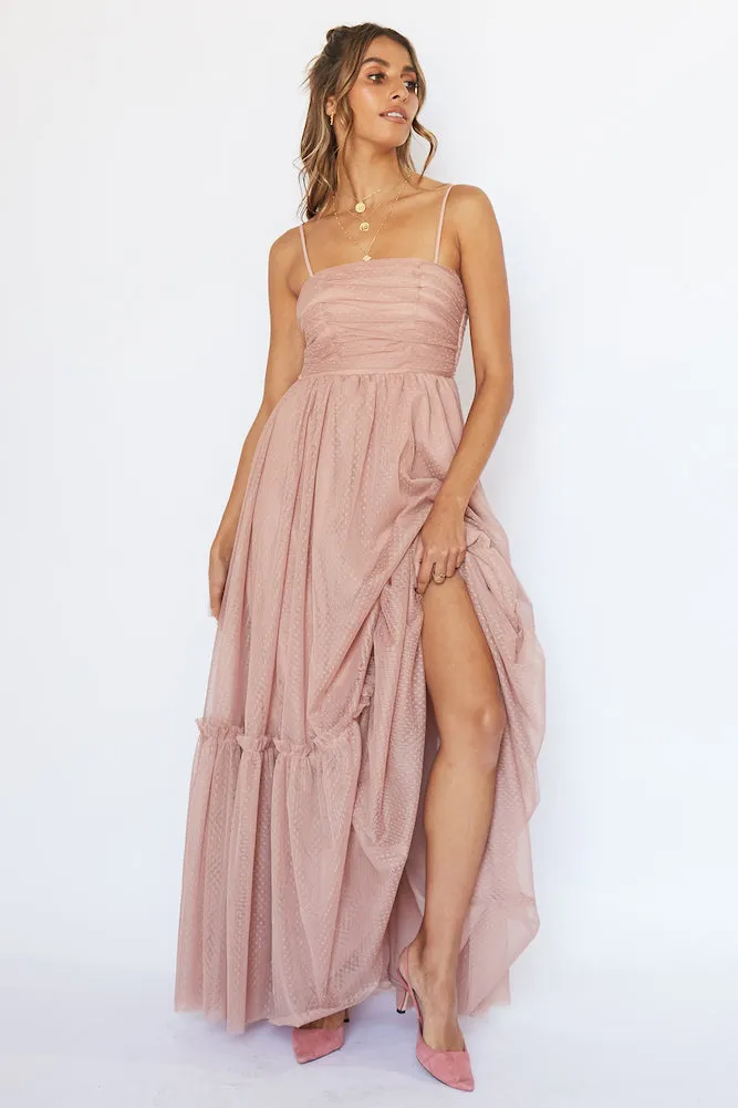 Love Me Do Maxi Dress Blush