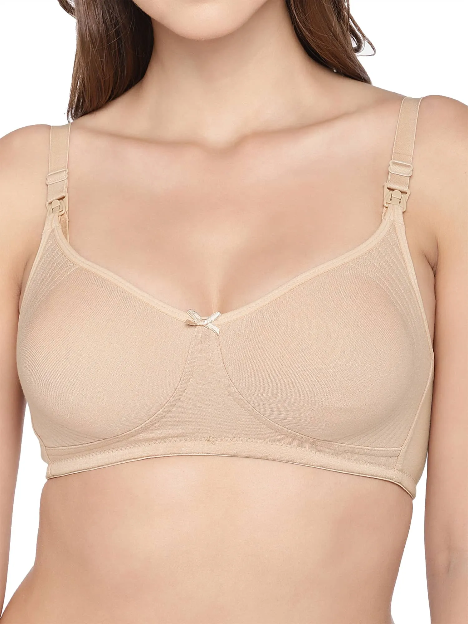 Organic Cotton Antimicrobial Soft feeding Bra-IMB005A