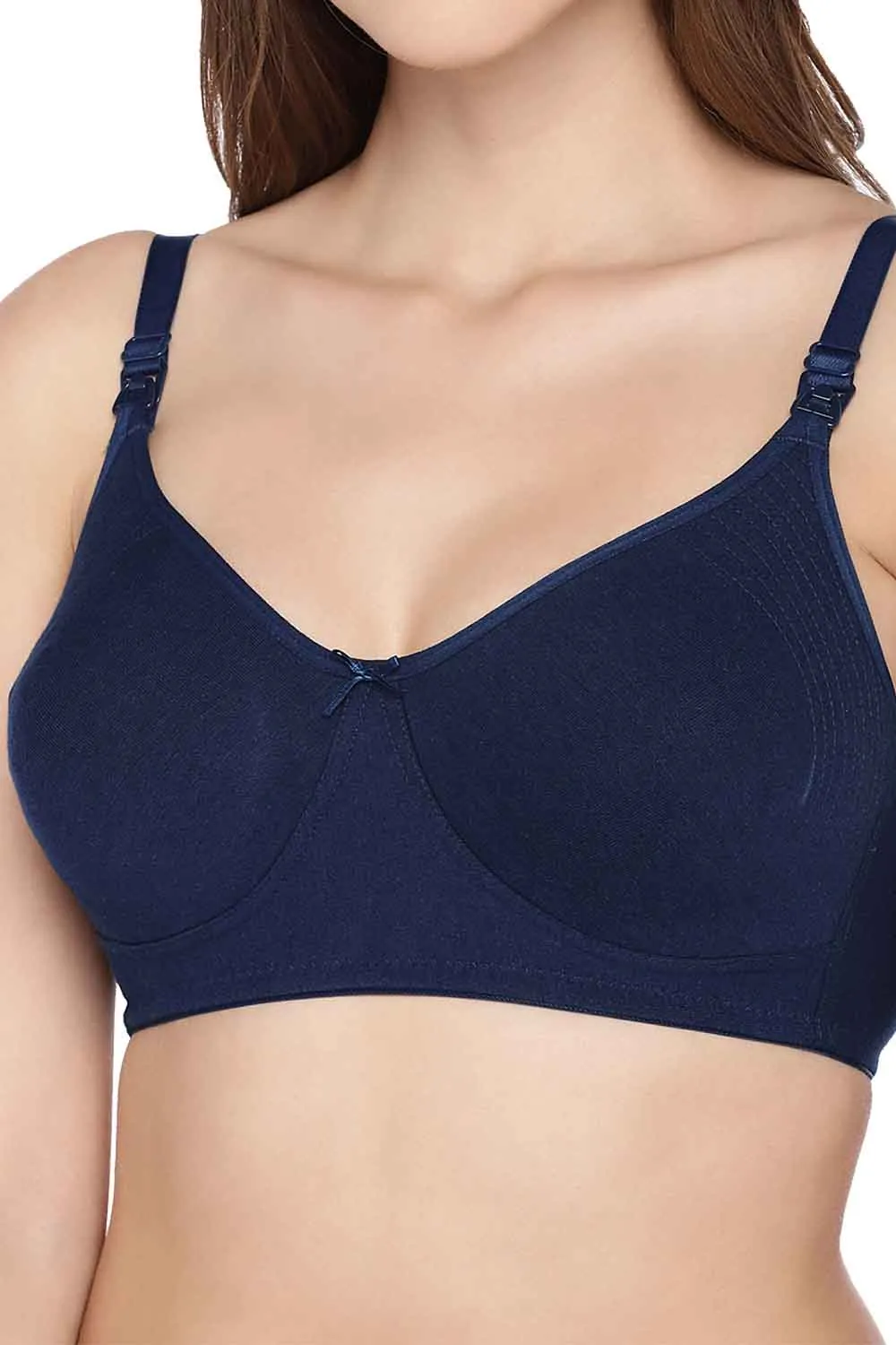 Organic Cotton Antimicrobial Soft Feeding bra-IMB005E