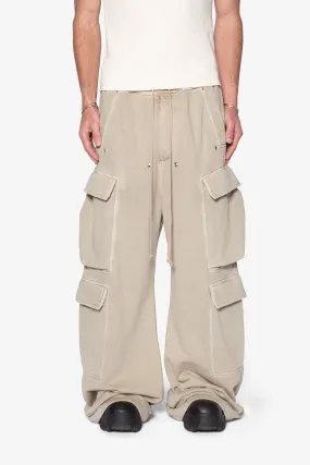 Rave Double Cargo Sweatpants - Washed Earth